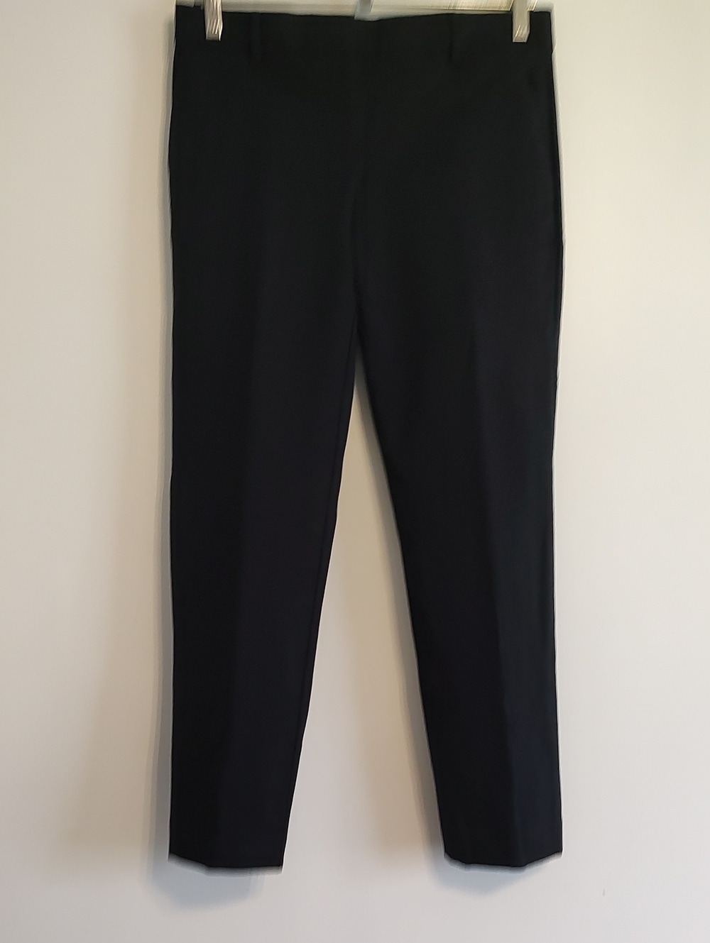 Ann Taylor Black Slim Cotton Blend Dress Pants